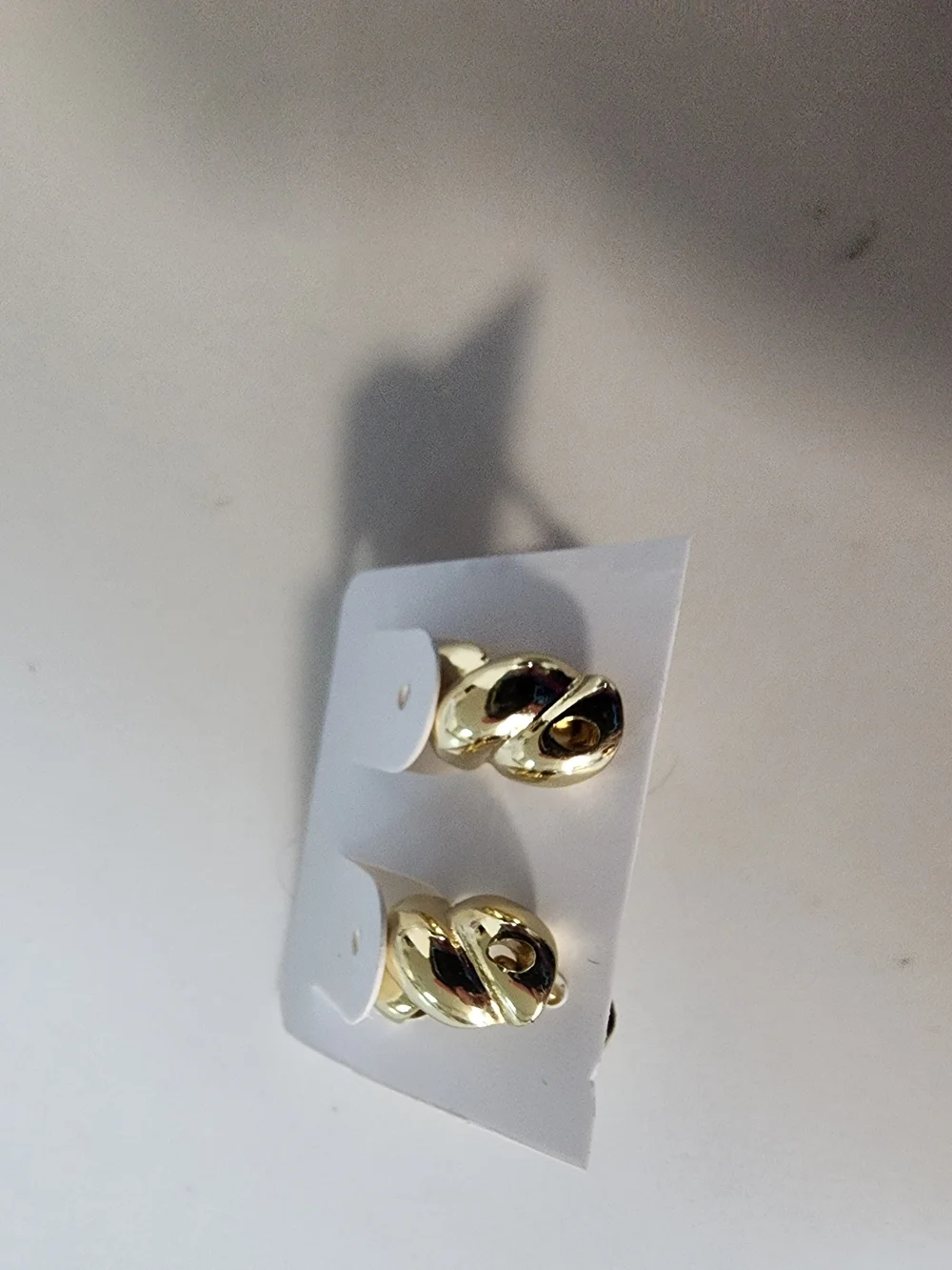 Gold-Tone Twisted Huggie Hoop Earrings - Women Jewelry